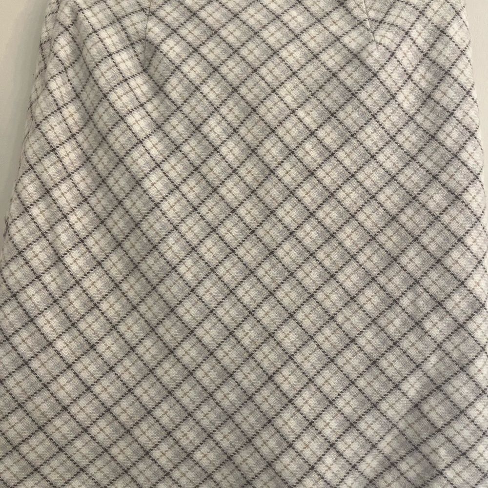 Cream A-Line Skirt